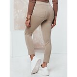 DStreet Spodnie damskie MODSTORY beżowe | shoptok.hr