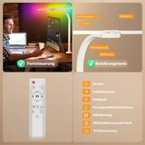 SIBRILLE RGB dvojna LED namizna svetilka z daljinskim upravljalnikom - 80 CM | Shoptok.si