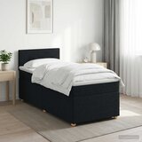  Boxspring krevet s madracem Crna 100 x 200 cm Tkanina Cijene