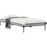 Maison Chic Posteljni okvir - Enojna postelja - Postelja za odrasle siva sonoma 75x190 cm inženirski les in kovina-J15284, (21767698) Cene