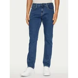 Calvin Klein Jeans hlače K10K113642 Modra Slim Fit