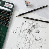 Olovka GRAFITNA PK6 U METALNOJ KUTIJI PITT GRAPHITE MATT FABER CASTELL 115207 | shoptok.hr