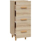  Komoda boja hrasta sonome 34,5x34x90 cm od konstruiranog drva | shoptok.hr