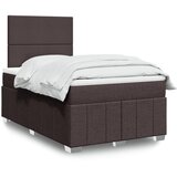  Krevet box spring s madracem tamnosmeđi 120 x 190 cm od tkanine | shoptok.hr