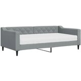 vidaXL dnevna postelja z vzmetnico svetlo siva 90x190 cm blago, (20938550) | Shoptok.si