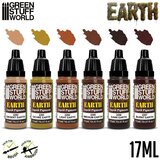 Green Stuff World Liquid Pigments Paint Set - EARTH (Box x6) | Set Tečnih Pigmenata - ZEMLJA | Eponuda.com