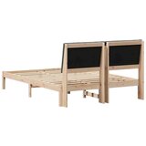  Konstrukcija postelje Rjava 135 x 190 cm Masivno borovo les, (5000084236) | Shoptok.si