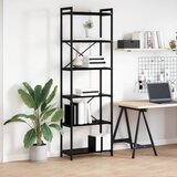  Polica Crni hrast 60 x 30 x 189,5 cm Konstruirano drvo | shoptok.hr