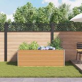  Povišena gredica - Vrtna gredica 195 x 100 x 68 cm Cinkani čelik | shoptok.hr