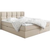 Livetastic POSTELJA Z VZMETNICO 200 cm x 220 cm , les, tekstil, leseni material krem barve | Shoptok.si
