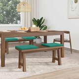  Jastučić za klupu 4 kom. Baršun Tirkizna Dubina 35 cm | shoptok.hr