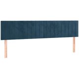  Krevet s oprugama i madracem tamnoplavi 160x200 cm baršunasti | shoptok.hr