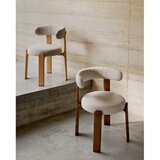 Kave Home Bež jedilni stol iz masivnega jesena Granite – | Shoptok.si