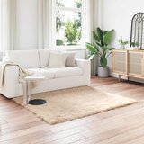  Tepih od umjetne ovčje kože TAFALLA Bež 160 x 160 cm Poliester | shoptok.hr