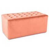  Tabure za sjedenje - LORI 2 - Baršunasta tkanina - ružičasta | shoptok.hr