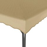  Sjenica smeđesiva 3 x 3 m od aluminija i čelika | shoptok.hr