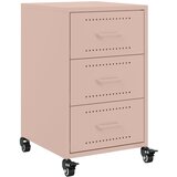 Maison Chic Nočna omarica - Nočna miza roza 36x39x59 cm jeklo, (21686959) | Shoptok.si