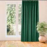  Curtain VILA color bottle green style classic transparent dragon tape 7.5 cm velvet 265x300 HOMEDE | shoptok.hr