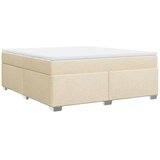  Krevet s oprugama i madracem krem 180x200 cm od tkanine | shoptok.hr
