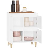  Komoda bela 60x35x70 cm inženirski les | Shoptok.si