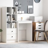 vidaXL Minimalistički pisaći stol Bijela Iverica 60 x 40 x 76 cm | shoptok.hr