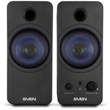 Sven 431 2.0 zvočniki za računalnik, črni, USB, izhodna moč 2x3W (RMS), Bluetooth | Shoptok.si