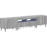  5-dijelni LED TV ormarić Siva Sonoma Konstruirano drvo | shoptok.hr
