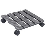 vidaXL kolica za biljke 2 kom siva 30 x 30 x 7,5 cm WPC | shoptok.hr