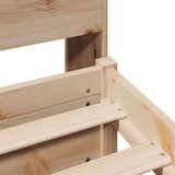  Knjižna postelja brez vzmetnice 90x190 cm trdna borovina | Shoptok.si