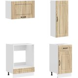  Kuhinjska jedinica KALMAR 8 kom. Hrast sonoma Konstruirano drvo | shoptok.hr