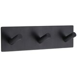 Tendance zidni četvrtasti čiviluk sa 3 kukice 3m 18 x 3 x 4,5 metal crna 9057103 Cene