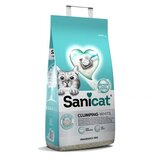 Sanicat White grudvajući posip za mačke 8L | Eponuda.com