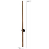  Brilagi - LED zidno svetlo WOODY LINE LED/12W/230V 120 cm hrast orah | Eponuda.com