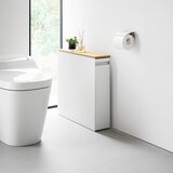 YAMAZAKI Bela kovinska kopalniška polica 14x55 cm Tower – | Shoptok.si