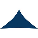 vidaXL Senčno jadro oksford blago trikotno 3,5x3,5x4,9 m modro, (20965360) Cene