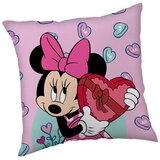 Jerry Fabrics Otroška blazina iz flisa 40x40 cm Minnie "Purple" – Cene