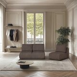 Rodier Rjav fotelj iz tkanine bouclé Mirel – | Shoptok.si