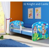  Otroška postelja ACMA z motivom, stranica modra 180x80 cm 32 Knight | Shoptok.si