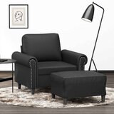  Fotelja s tabureom 60 cm od umjetne kože | Eponuda.ba