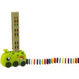 Lean_Toys Dinozaver na baterije, ki razporeja pisane domine, 4 barve kock | Shoptok.si