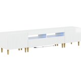  5-dijelni LED TV ormarić Bijela visokog sjaja Konstruirano drvo | shoptok.hr