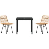 vidaXL 3-delni set za vrtnarjenje rjavega poliratan | Shoptok.si