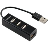 USB Hub H 204 crni