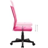  Uredska stolica ružičasta 44 x 52 x 100 cm od mrežaste tkanine | Eponuda.com