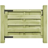 vidaXL vrtna vrata od impregnirane borovine 100 x 75 cm zelena | shoptok.hr