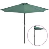  Balkonski suncobran s aluminijskom šipkom 270 x 144 cm zeleni | shoptok.hr
