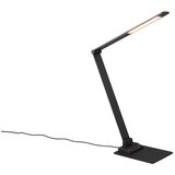 Tri O Crna LED stolna lampa s mogućnosti zatamnjivanja (visina 72 cm) Travis – Cijene
