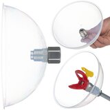 Rosfix ZAŠČITNI POKROV ZA BARVNO PIŠTOLO – PROZORNA PLASTIKA, NAVOJ 7/8", ODPOREN NA KEMIKALIJE | UNIVERZALNA NAMESTITEV | ZA AGREGATE IN PIŠTOL, (5000073721) | Shoptok.si