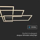  LED Stropno svetlo LED/47W/230V 3000K crno | Eponuda.com