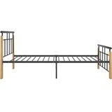  Okvir za krevet od metala i masivne hrastovine 100 x 200 cm | Eponuda.com